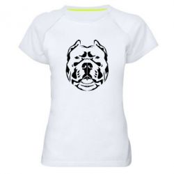 Женская футболка для спорта Pit Bull Geometry - PrintSalon
