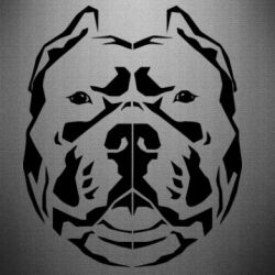 Наклейка Pit Bull Geometry - PrintSalon
