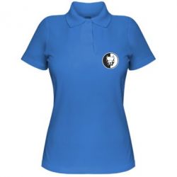 Женское поло Питбуль круг - PrintSalon