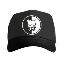 Кепка-тракер Питбуль круг - PrintSalon