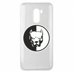 Чехол для Xiaomi Pocophone F1 Питбуль круг - PrintSalon
