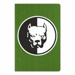 Блокнот с принто Питбуль круг - PrintSalon