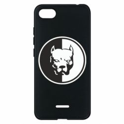 Чехол для Xiaomi Redmi 6A Питбуль круг - PrintSalon