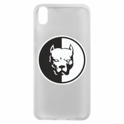 Чехол для Xiaomi Redmi 7A Питбуль круг - PrintSalon