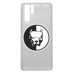 Чехол для Huawei P30 Pro Питбуль круг - PrintSalon