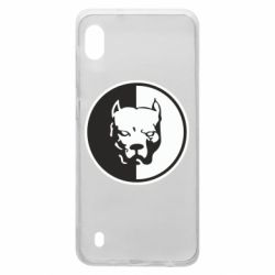 Чехол для Samsung A10 Питбуль круг - PrintSalon