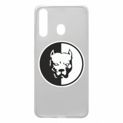 Чехол для Samsung A60 Питбуль круг - PrintSalon