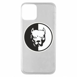 Чехол для iPhone 11 Питбуль круг - PrintSalon