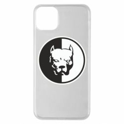 Чехол для iPhone 11 Pro Max Питбуль круг - PrintSalon