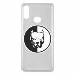 Чехол для Samsung A10s Питбуль круг - PrintSalon