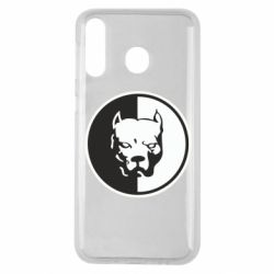 Чехол для Samsung M30 Питбуль круг - PrintSalon
