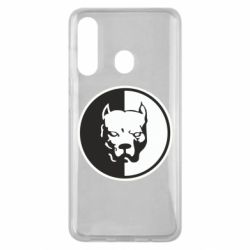 Чехол для Samsung M40 Питбуль круг - PrintSalon
