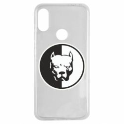 Чехол для Xiaomi Redmi Note 7 Питбуль круг - PrintSalon