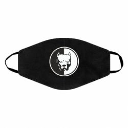 Маска многоразовая Питбуль круг - PrintSalon