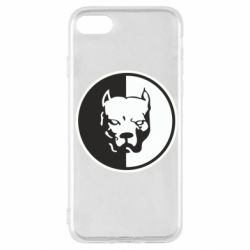 Чехол для iPhone SE 2020 Питбуль круг - PrintSalon