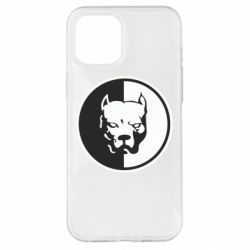 Чехол для iPhone 12 Pro Max Питбуль круг - PrintSalon