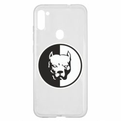 Чехол для Samsung A11/M11 Питбуль круг - PrintSalon