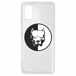 Чехол для Samsung A41 Питбуль круг - PrintSalon