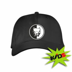 Детская кепка Питбуль круг - PrintSalon