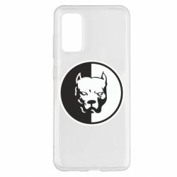 Чехол для Samsung S20 Питбуль круг - PrintSalon