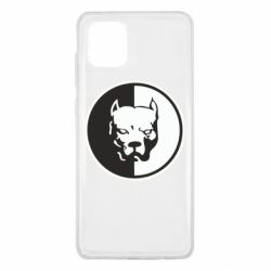 Чехол для Samsung Note 10 Lite Питбуль круг - PrintSalon