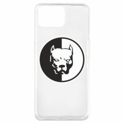 Чехол для Oppo A73 Питбуль круг - PrintSalon