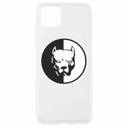 Чехол для Oppo A92s Питбуль круг - PrintSalon