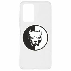 Чехол для Xiaomi Redmi Note 10 Pro Питбуль круг - PrintSalon