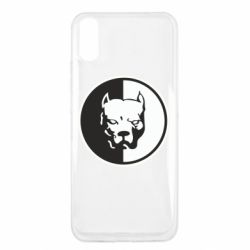 Чехол для Xiaomi Redmi 9a Питбуль круг - PrintSalon