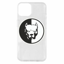 Чехол для iPhone 14 Питбуль круг - PrintSalon