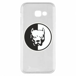 Чехол для Samsung A5 2017 Питбуль круг - PrintSalon