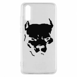 Чехол для Huawei P20 Питбуль - PrintSalon