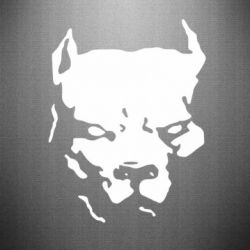 Наклейка Питбуль - PrintSalon