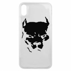 Чехол для iPhone Xs Max Питбуль - PrintSalon