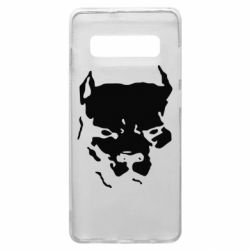 Чехол для Samsung S10+ Питбуль - PrintSalon