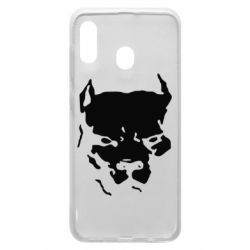 Чехол для Samsung A30 Питбуль - PrintSalon