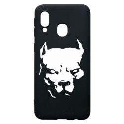 Чехол для Samsung A40 Питбуль - PrintSalon