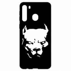 Чехол для Samsung A21 Питбуль - PrintSalon