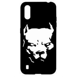 Чехол для Samsung A01/M01 Питбуль - PrintSalon