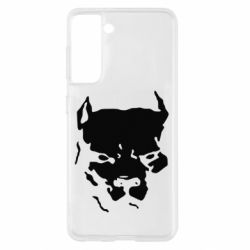Чехол для Samsung S21 Питбуль - PrintSalon