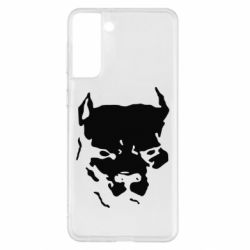 Чехол для Samsung S21+ Питбуль - PrintSalon