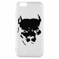 Чехол для iPhone 6/6S Питбуль - PrintSalon