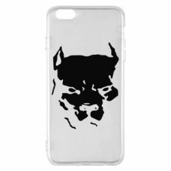 Чехол для iPhone 6 Plus/6S Plus Питбуль - PrintSalon