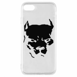 Чехол для iPhone 8 Питбуль - PrintSalon