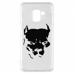 Чехол для Samsung A8 2018 Питбуль - PrintSalon