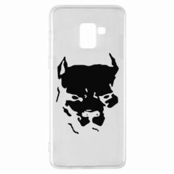 Чехол для Samsung A8+ 2018 Питбуль - PrintSalon