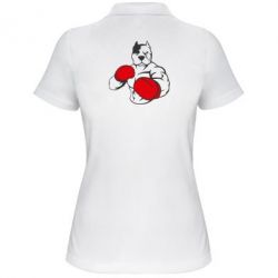 Жіноче поло Pitbull Boxing Logo - PrintSalon
