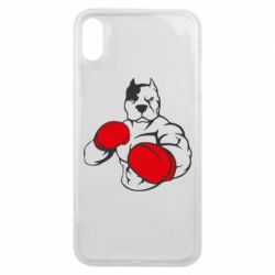 Чохол для iPhone Xs Max Pitbull Boxing Logo - PrintSalon