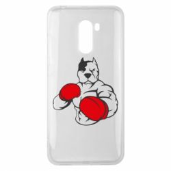 Чехол для Xiaomi Pocophone F1 Pitbull Boxing Logo