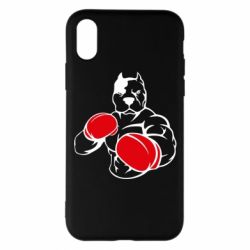 Чохол для iPhone X/Xs Pitbull Boxing Logo